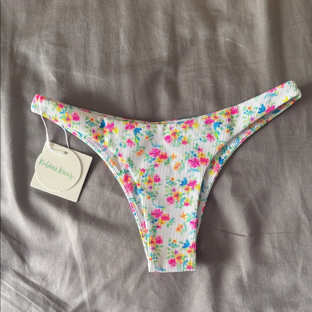 Kulani Kinis Multicolor Floral Bikini Bottom